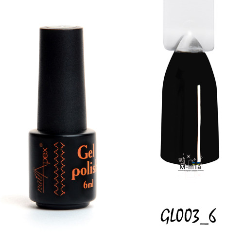 Гель-лак Nail Apex № 3 черный 6 мл Гель-лак Nail Apex № 3 черный 6 мл